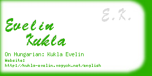 evelin kukla business card